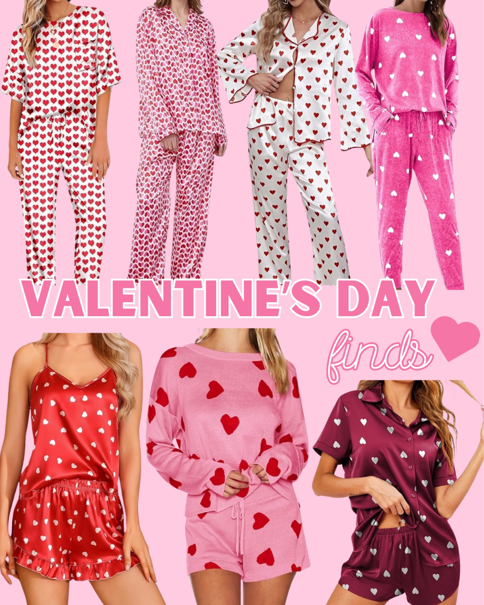 Cute Valentine’s Day pajamas from Amazon 

#LTKfindsunder50 #LTKSeasonal #LTKGiftGuide