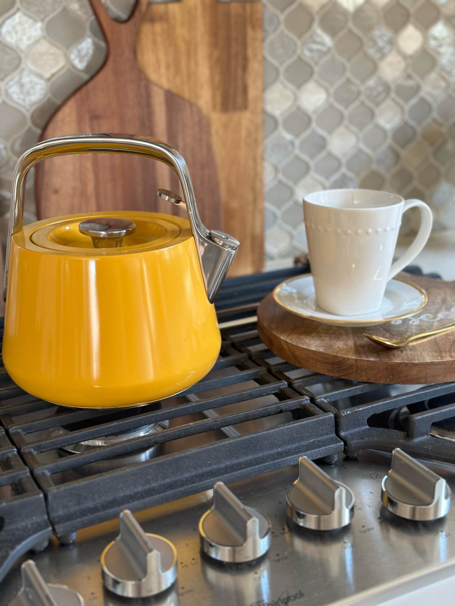 Upgrade your kitchen decor with this beautiful non-toxic tea kettle from Caraway.

#LTKhome