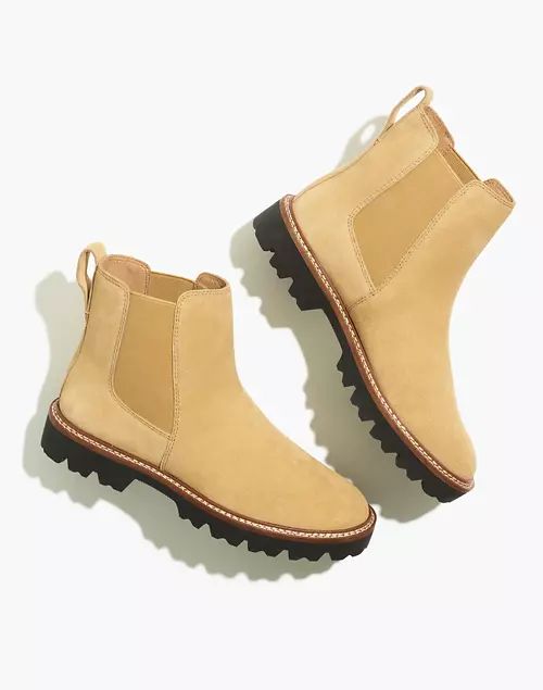 The Citywalk Lugsole Chelsea Boot in Suede | Madewell