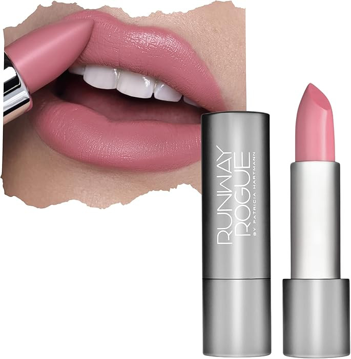 Runway Rogue 90s Vibe Lipstick, Moisturizing Matte Pale-Rose Lipstick, ‘Patricia’ | Amazon (US)