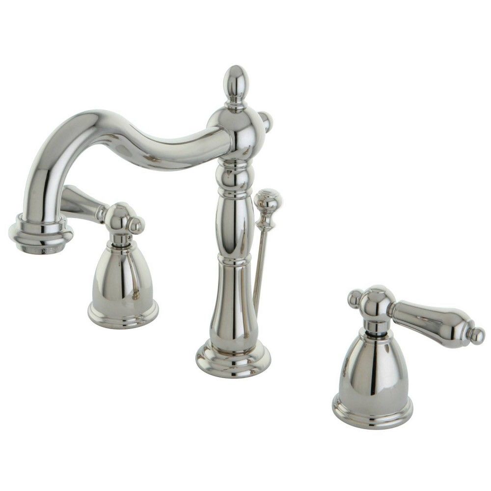 Victorian Widespread Bathroom Faucet Polished Nickel - Kingston Brass | Target