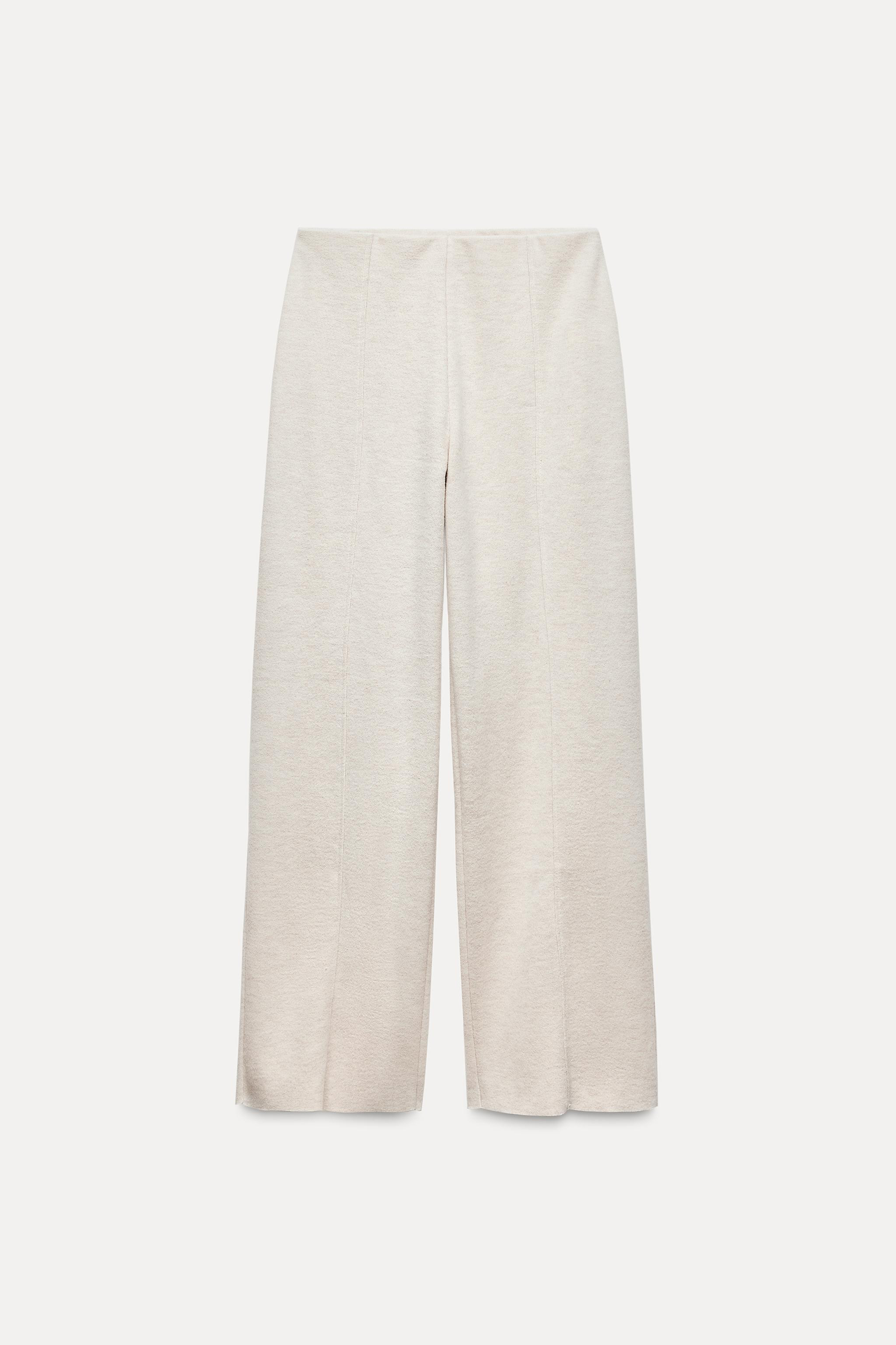 SOFT STRAIGHT-LEG TROUSERS | Zara UK