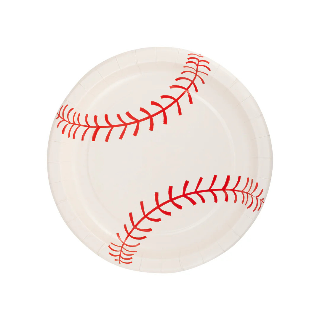 Baseball Paper Plate | My Mind's Eye