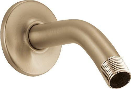 DELTA U4993-CZ Wall Mounted Shower Arm and Flange, 6", Champagne Bronze | Amazon (US)