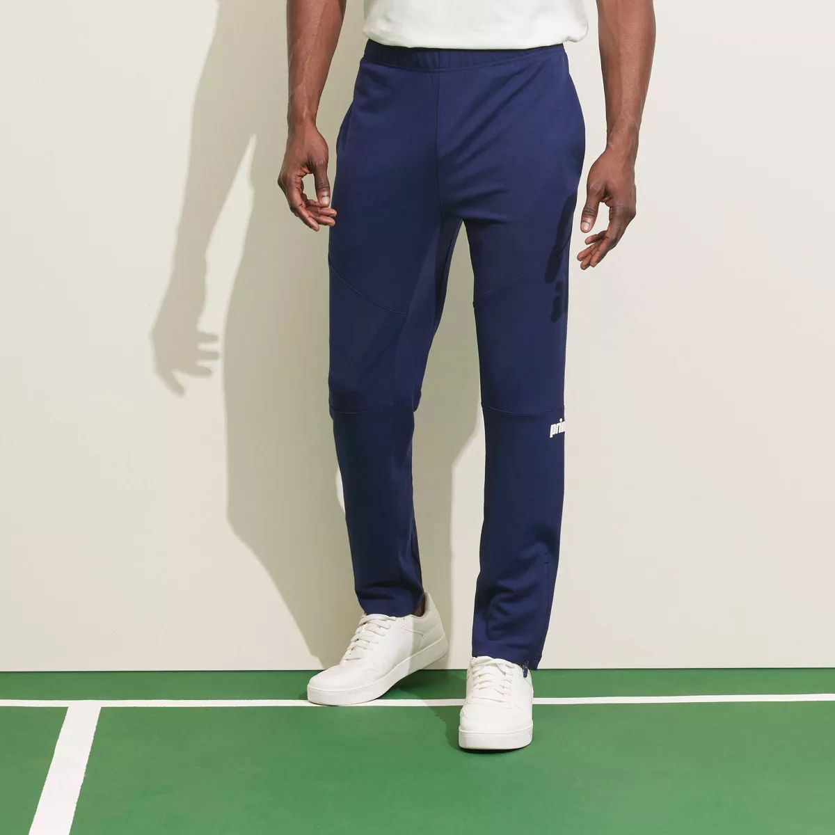 Prince Pickleball Men's Ponte Slim Pants - Navy Blue | Target