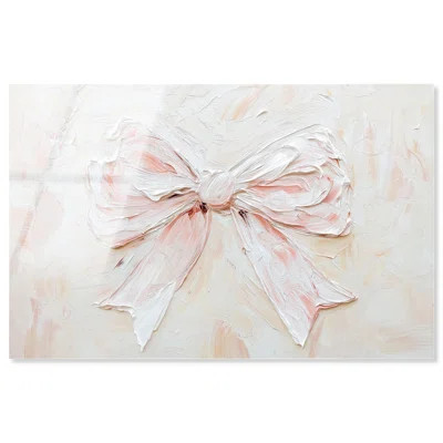 Relief Ribbons Acrylic Fashion Wall Art by Art Remedy, Ready to Hang | Wayfair North America
