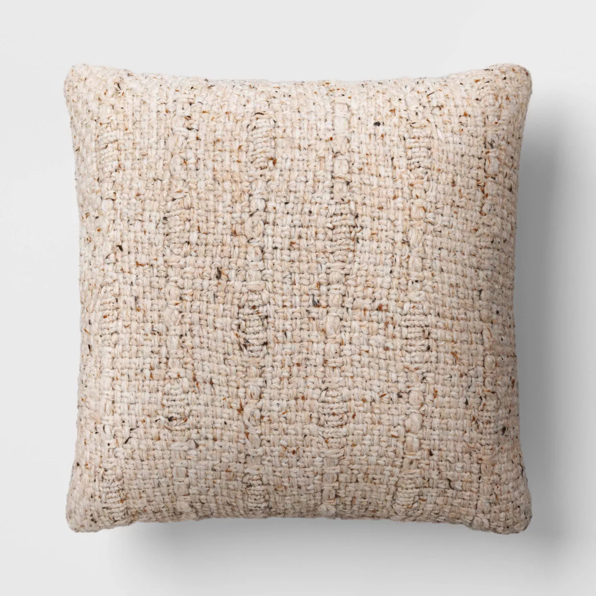 Square Marled Knit Throw Pillow - Threshold™ | Target
