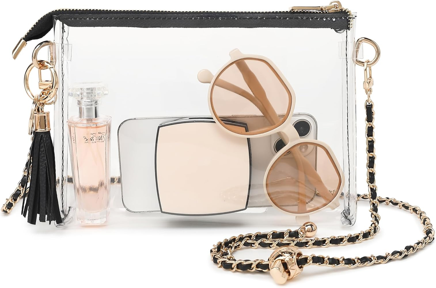 YGR Womens Clear Purse Stadium Approved Small Crossbody Bag for Concert, Prom Sport Events Party | Amazon (US)