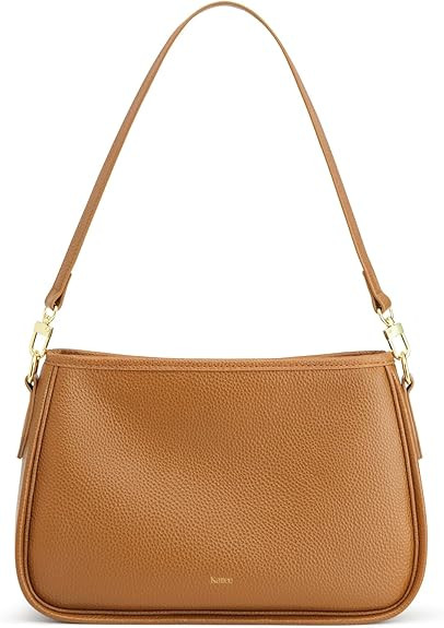 Kattee Shoulder Purse for Women, Medium Leather Crossbody Bag Trendy, Hanbags Purses, Small Hobo ... | Amazon (US)