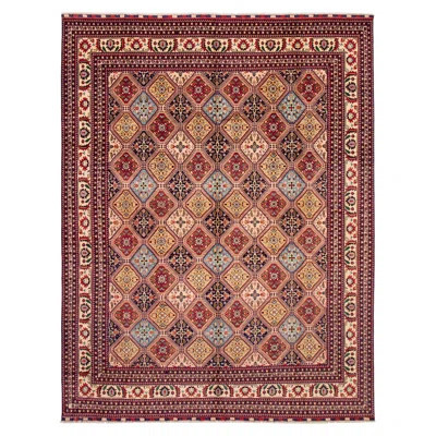 Desio One-of-a-Kind Rectangle: 9'10" X 12'10" New Age Wool Area Rug Red | Wayfair North America