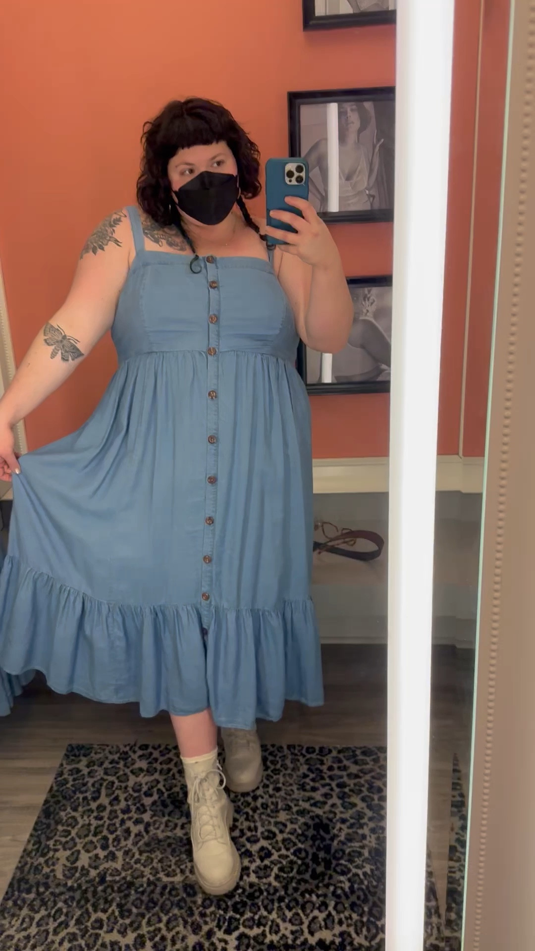 Stopped in Torrid to try on a plus size denim style dress for my spring and summer wardrobe. What do you think of this one? 

#LTKstyletip #LTKcurves #LTKunder50