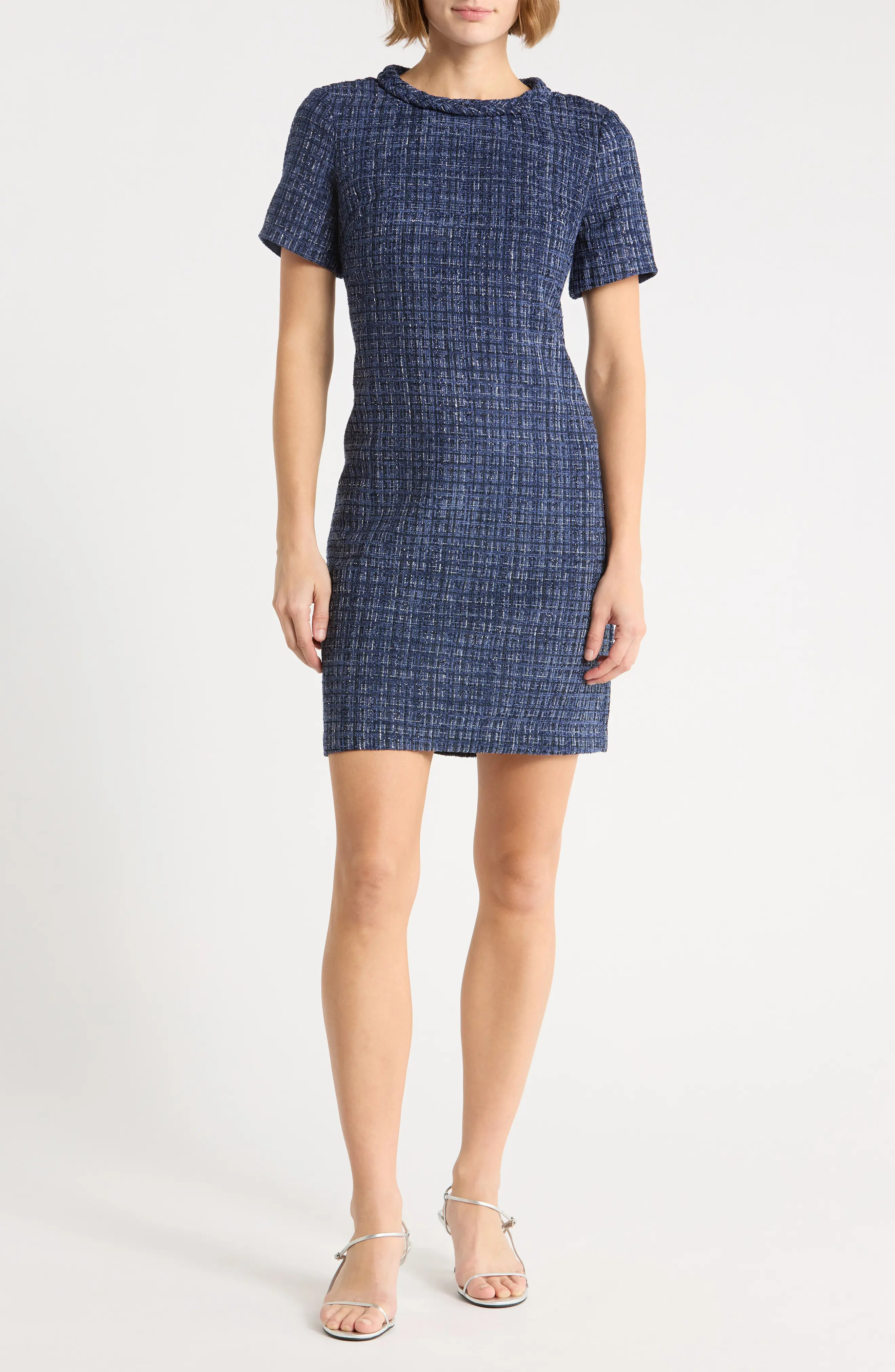 Eliza J Boucl\u00e9 Shift Dress (Women) | Nordstromrack | Nordstrom Rack