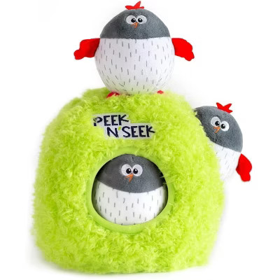BULLTUG Peek N' Seek, Interactive Hide & Seek Plush Dog Toy, Squeaky, Puzzle, for Small, Medium, ... | Target