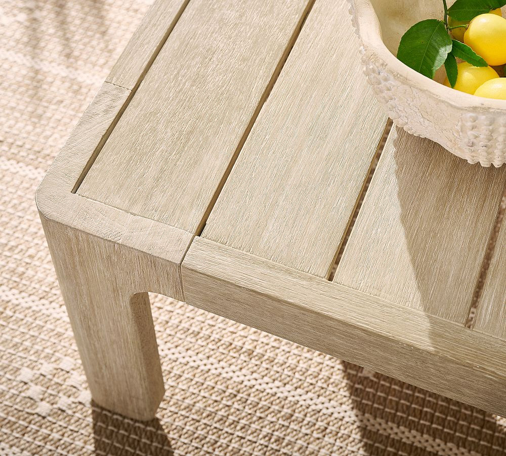 Aptos Rectangular Outdoor Coffee Table (52") | Pottery Barn (US)