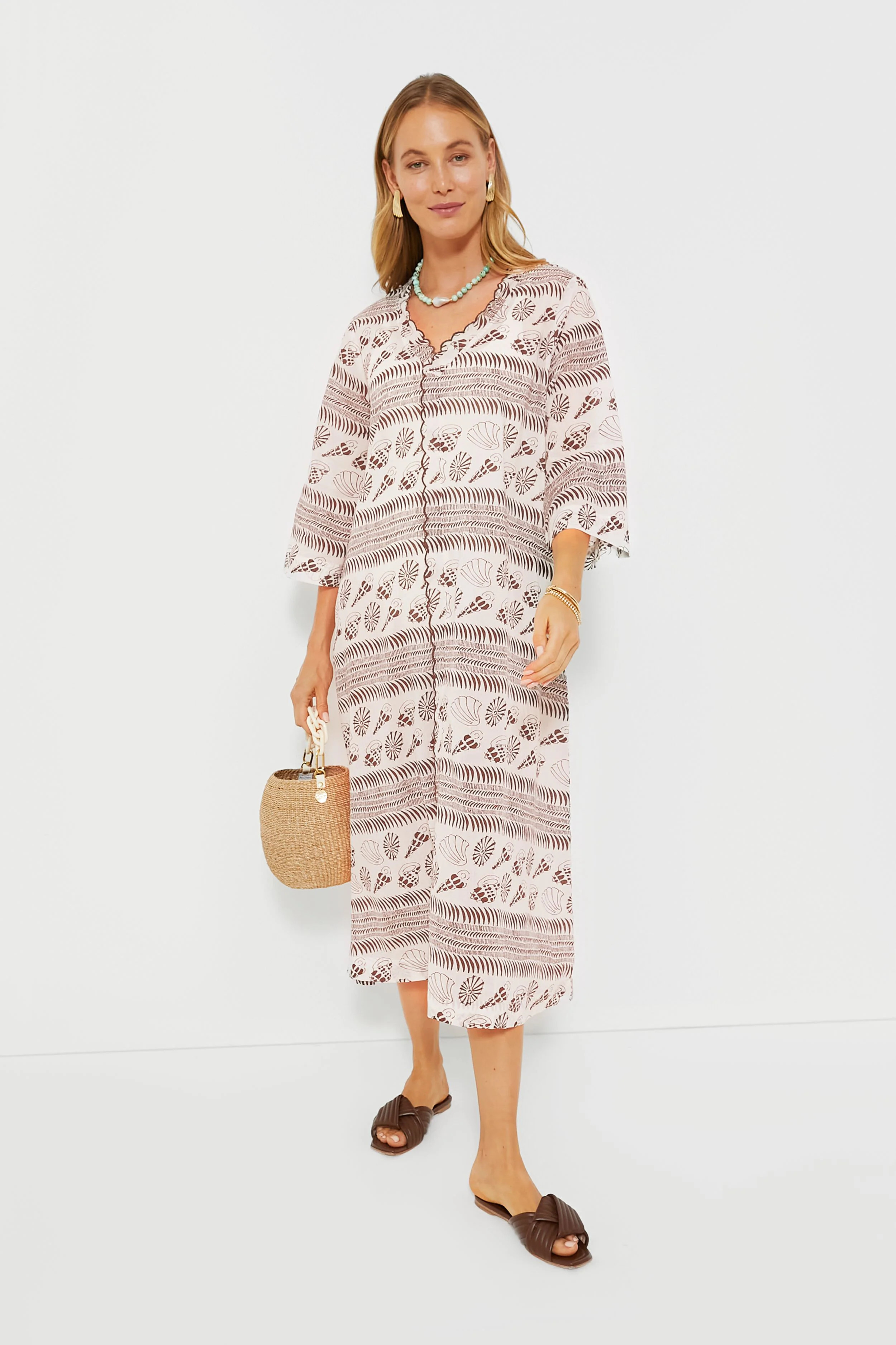 Coquilles Cote D'azur Caftan | Tuckernuck (US)