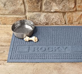 Waterhog Personalized Squares Pet Mat | Pottery Barn (US)