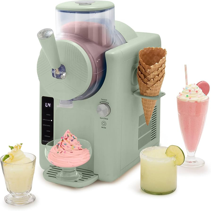 GreenPan Frost Ice Cream Maker & Slushie Machine, Soft Serve, Sorbet, Margaritas, Milkshakes, Fro... | Amazon (US)
