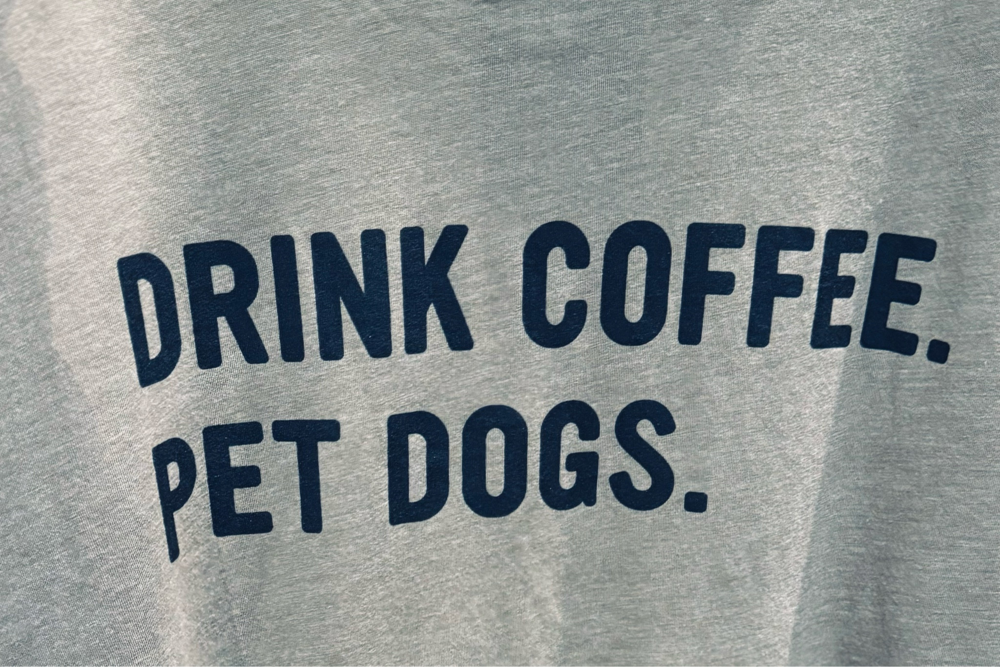 Drink coffee. Pet dogs. Nothing else matters. Best t-shirt ever! #scheels #drinkcoffee #tshirt 

#LTKMens #LTKU #LTKGiftGuide