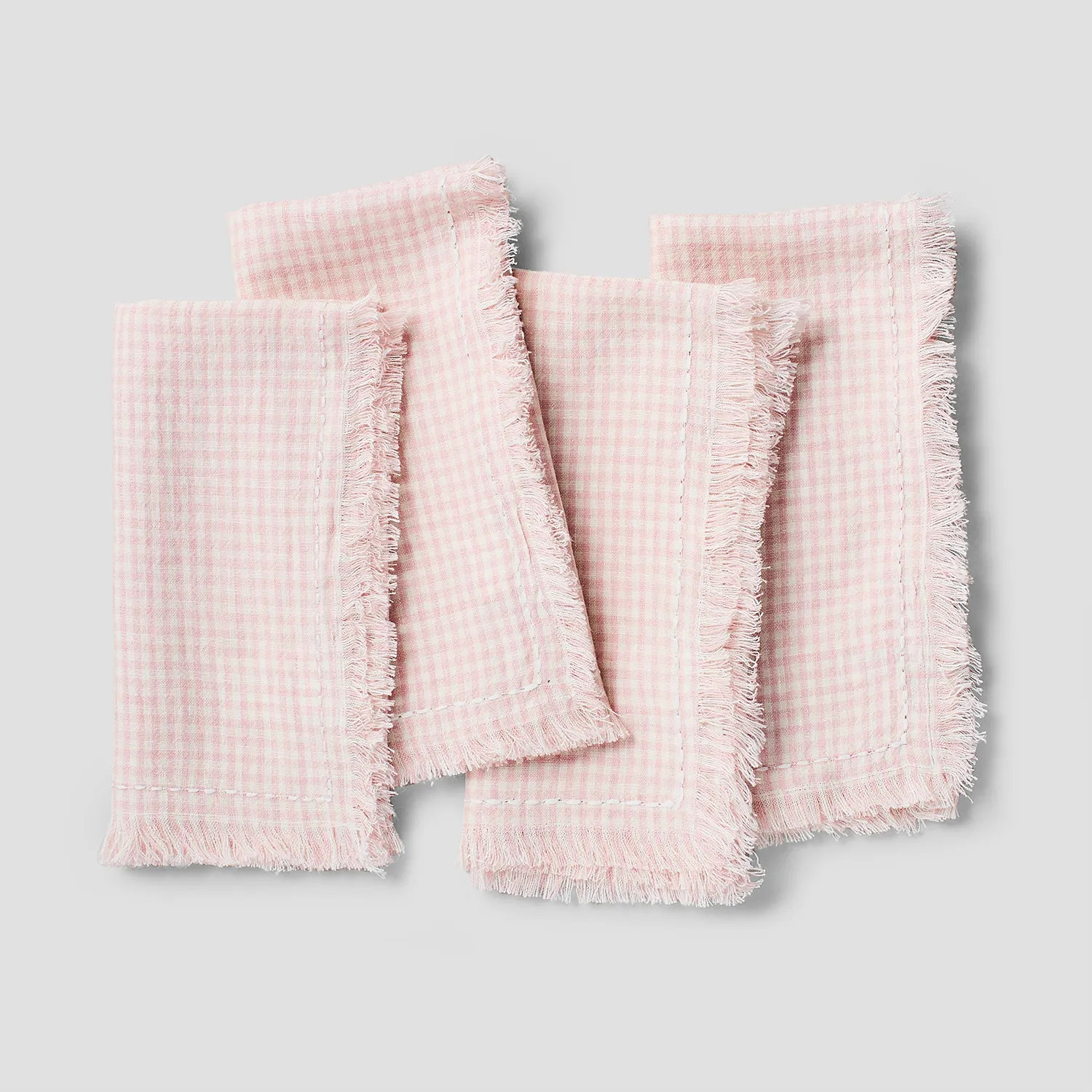 Sur La Table Gingham Linen Napkins, Set of 4 | Sur La Table