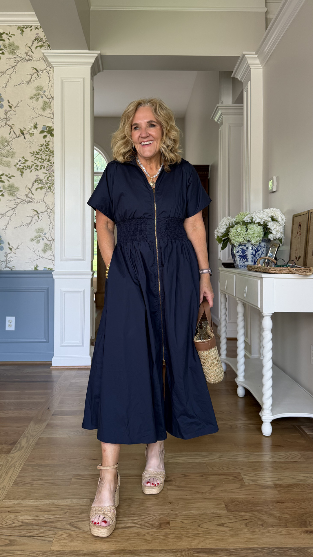 If you're looking for a dress that feels comfortable but still looks completely put together, this is it. 🫶🏻 

 #LTKootd #LTKSeasonal #LTKOver40