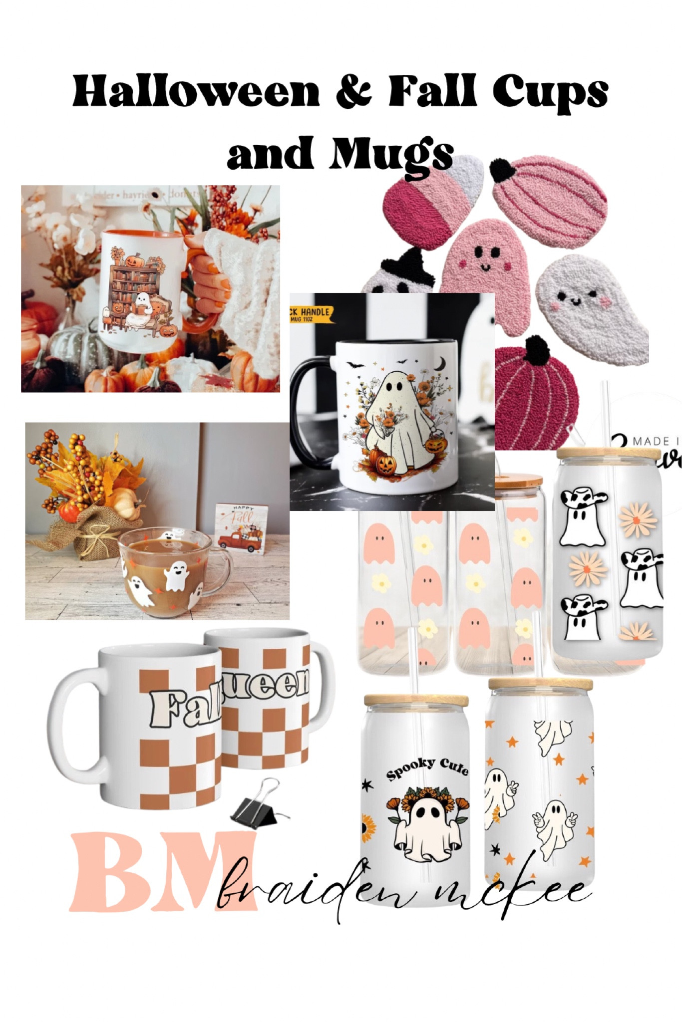 Fall and Halloween cups and coffee mugs! Great Halloween gift for mom or a sister, 

#LTKhome #LTKunder100 #LTKSeasonal