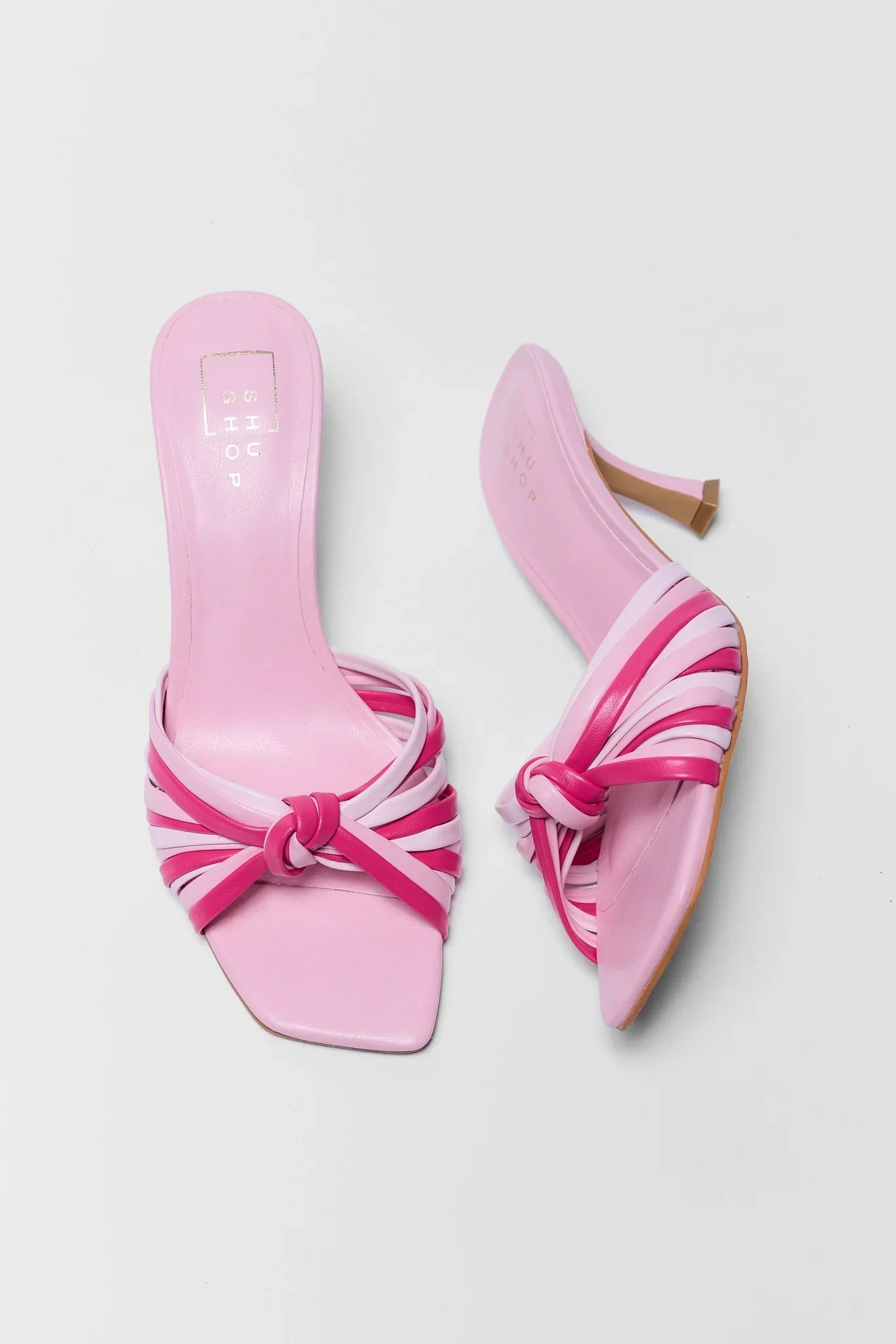 Georgina Pink Kitten Heels | Avara