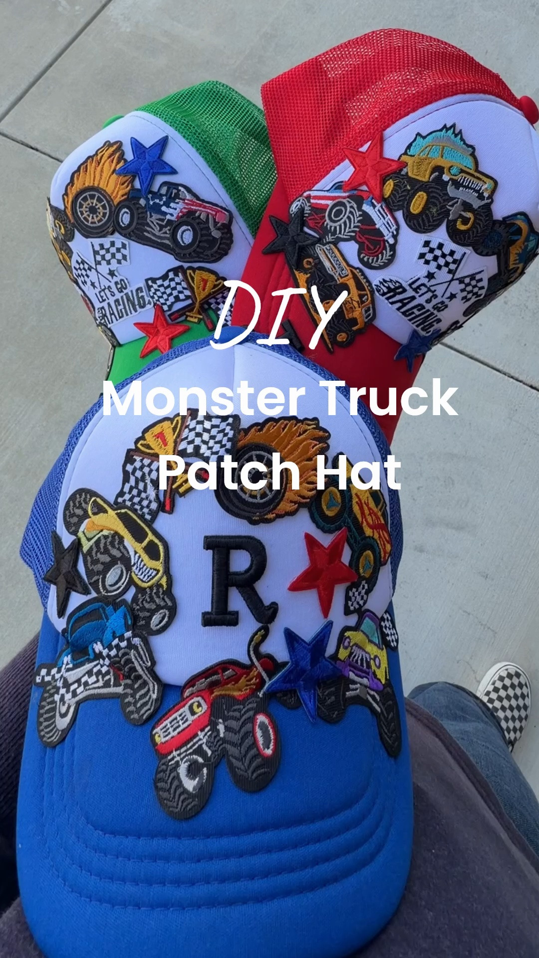 DIY monster truck hat for monster jam. Fun easy craft to do with boys!

#LTKmomlife #LTKKids