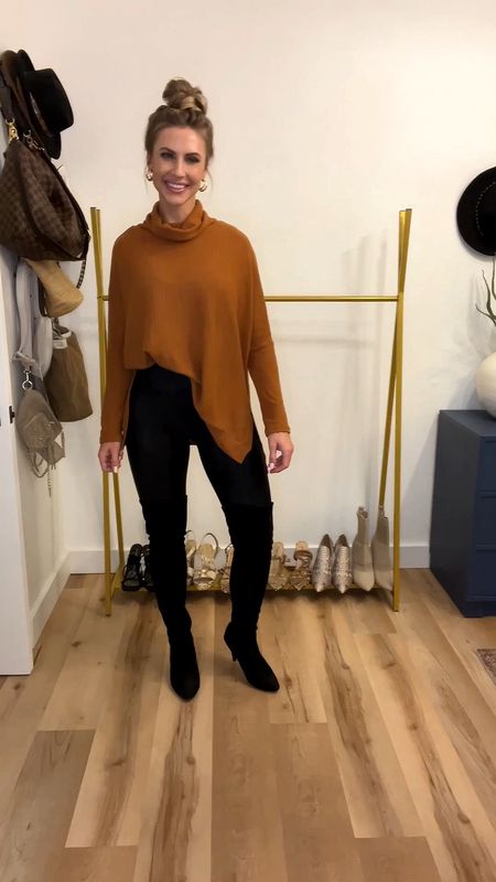Amazon fall favs under $50 (including the OTK boots)!

Fit info:
- Everything fits TTS except the black Abercrombie jeans (size down).  I did size up in the rust waffle top for a looser fit. 

#LTKSeasonal #LTKstyletip #LTKunder50