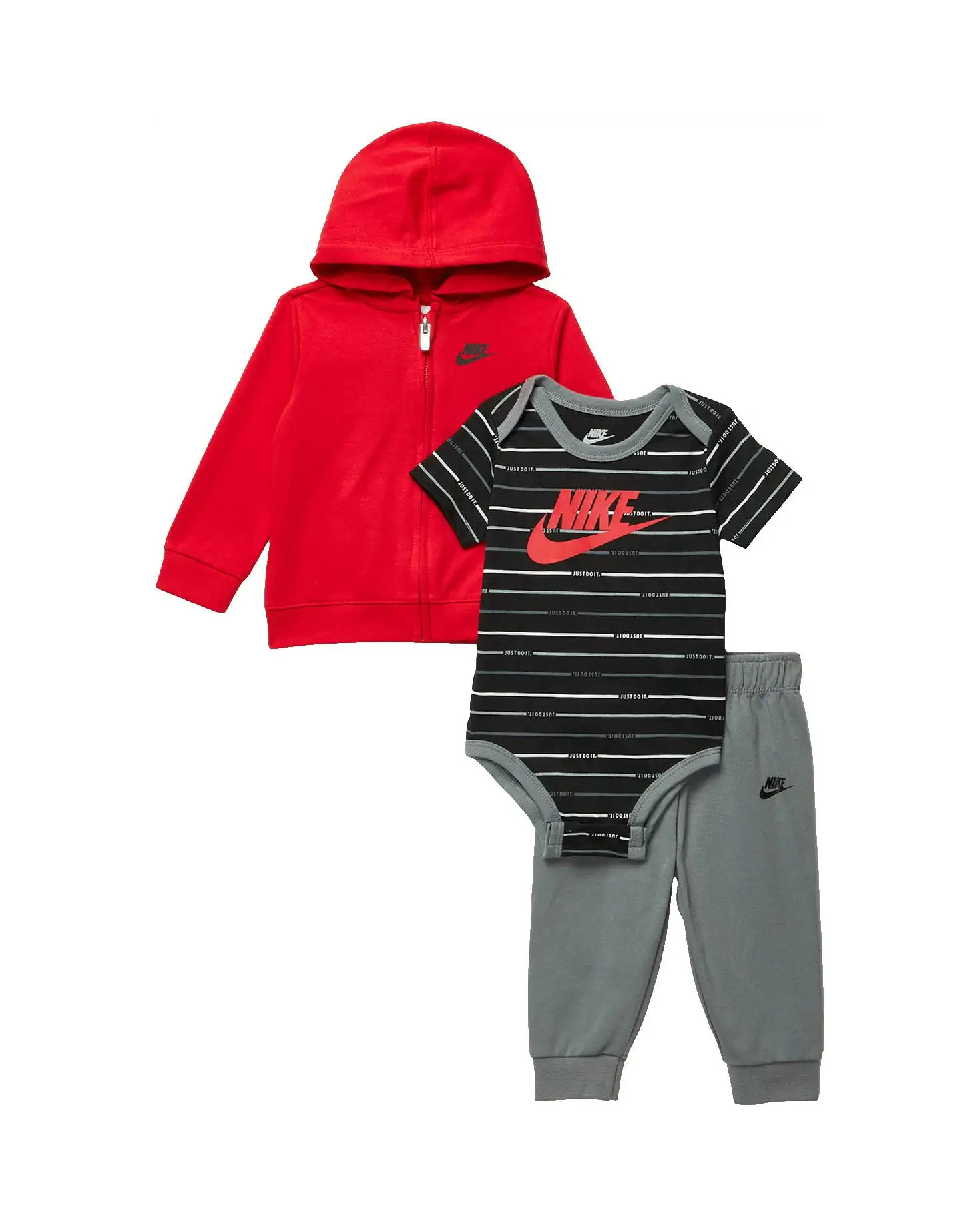 Just Do It Stripe Three-Piece Pants Set (Infant) | Zappos