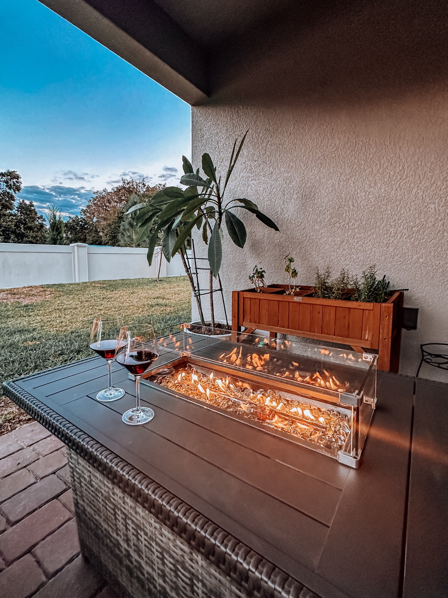 cozy fireplace outdoor christmas 

#LTKhome #LTKHoliday #LTKSeasonal