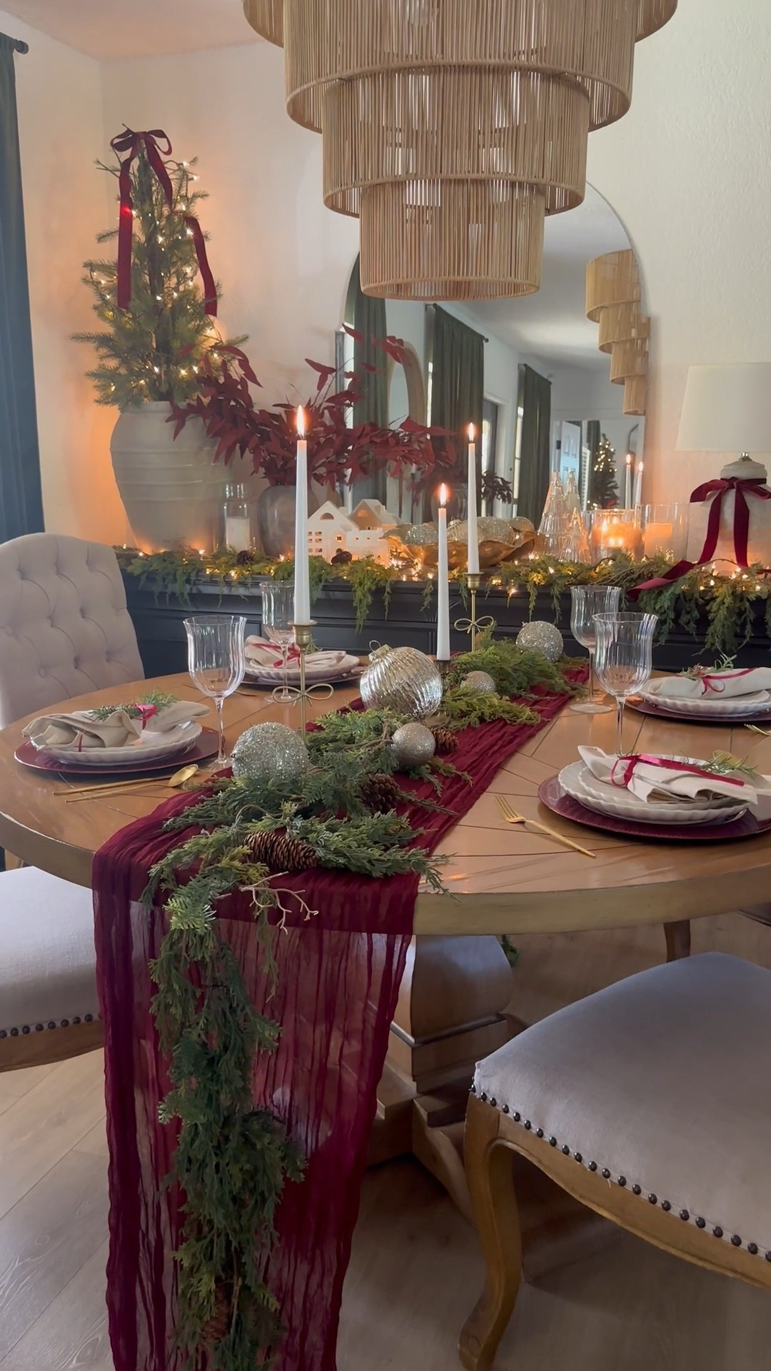 Christmas table setting 

#LTKHoliday #LTKSaleAlert #LTKHome
