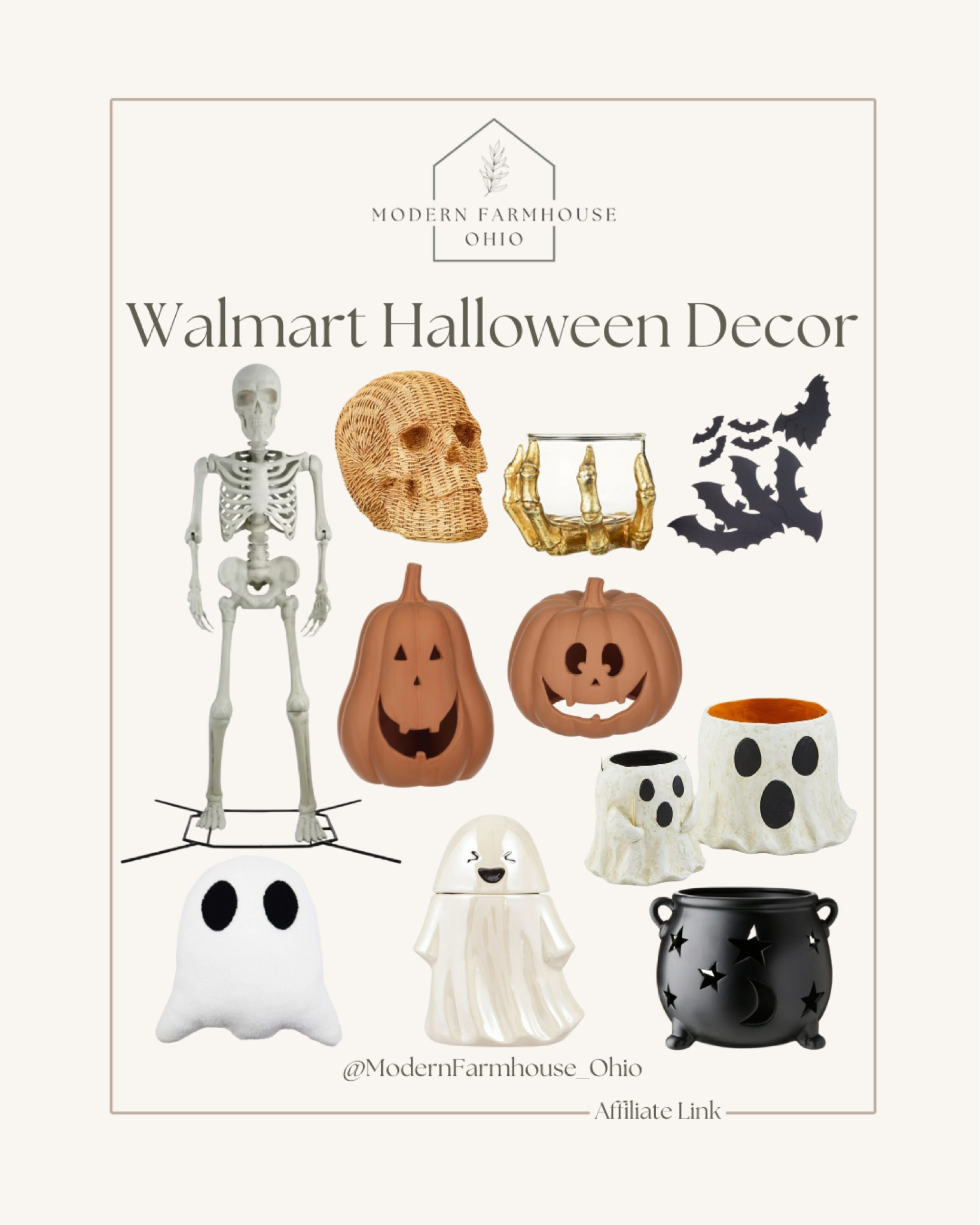 New Walmart Halloween home decor! I LOVE the rattan skull! 

#LTKFallSale #LTKHome #LTKSeasonal