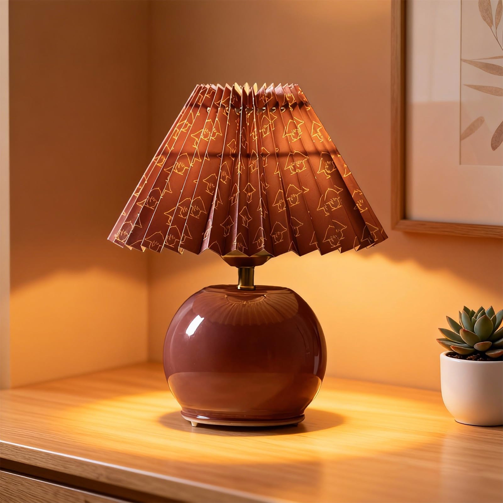 Rechargeable Table Lamp, Cordless Lamp with Glass Base, 3000K Warm Light, Battery Operated Lamps ... | Amazon (US)