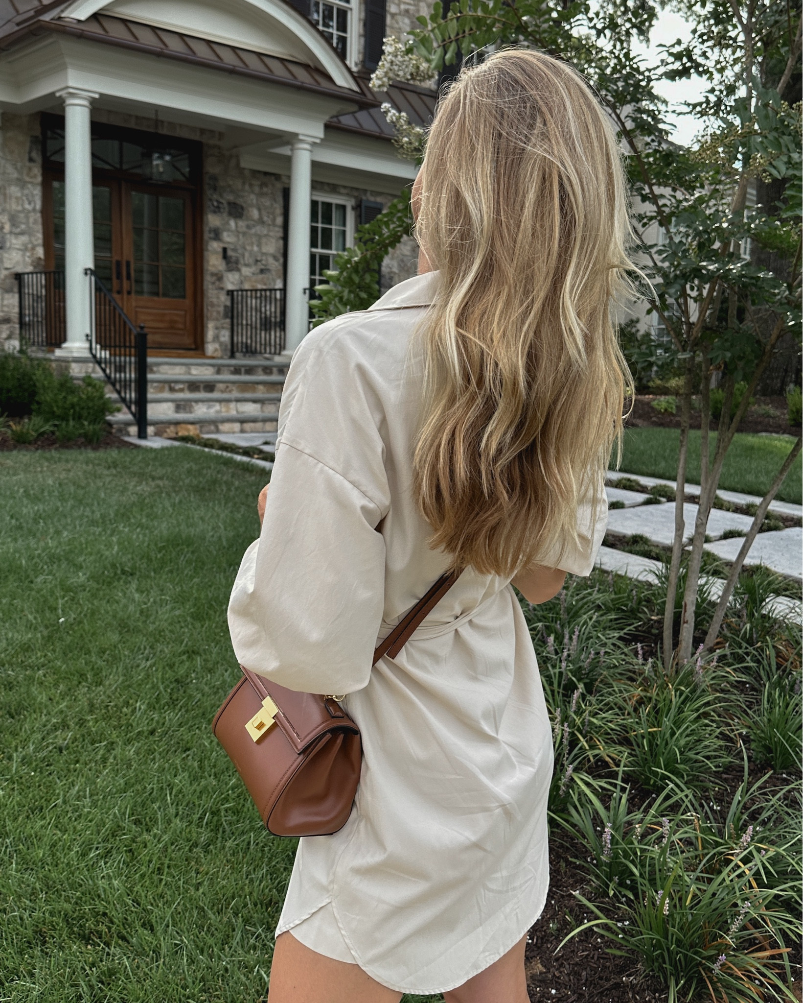 My latest bag addition 💼 Crossbody strap is removable. Interior fits phone, card case, sunglasses, and a little makeup. I linked a similar $50 everyday neutral bag at Mango that my sister has and loves! Size XS shirt dress.

#LTKSeasonal #LTKFindsUnder100 #LTKFindsUnder50