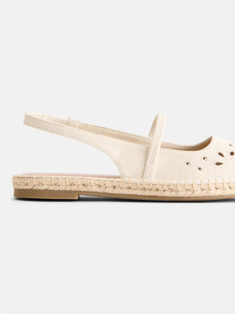 Time and Tru Women's Espadrille Slingback Shoes | Walmart (US)