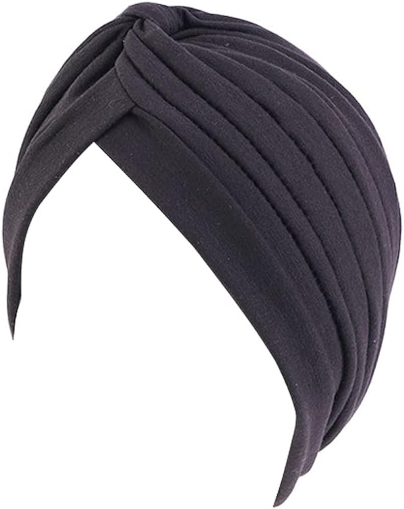 beauty YFJH Women's Cotton Turban Head Wrap Cancer Chemo Beanies Cap Headwear Cap Bonnet Hair Los... | Amazon (US)