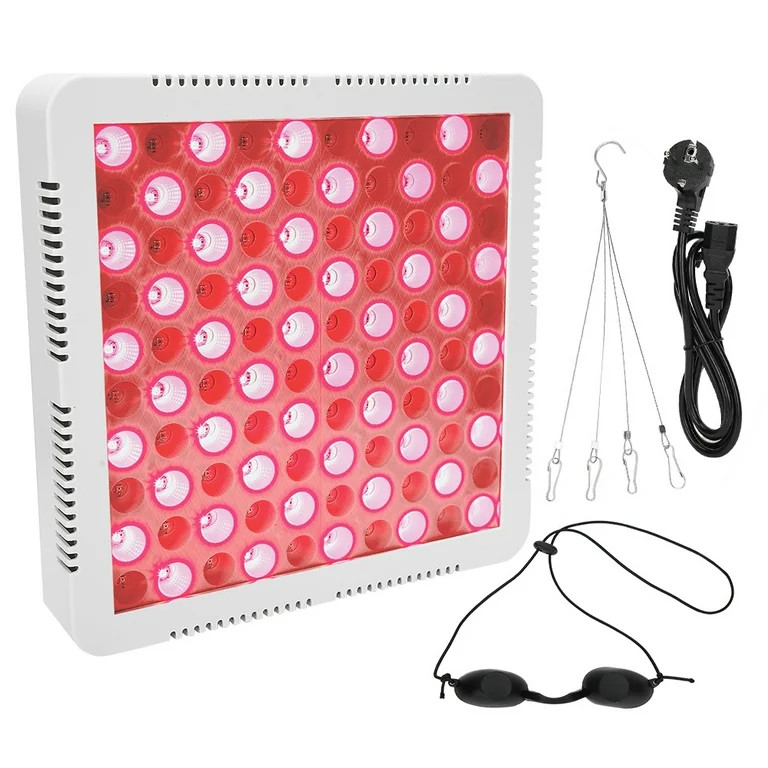 100W LED Infrared Physiotherapy Lamp - Red Light Therapy Panel with 660NM & 850NM Wavelengths, EU... | Walmart (US)