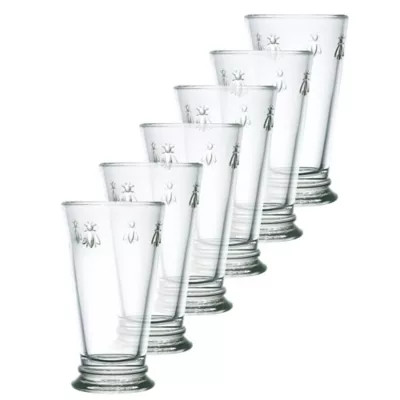 La Rochere Bee Highball Glasses (Set of 6) | Bed Bath & Beyond | Bed Bath & Beyond