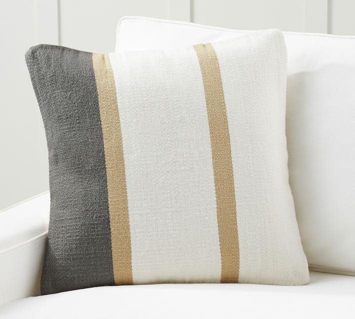 Theo Striped Pillow Cover | Pottery Barn (US)