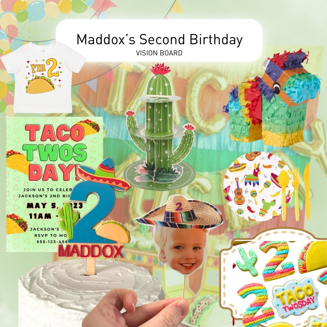 Taco ‘bout TWO cute 🌮🎉
Planning Maddox’s birthday has me in my full mom-era and I’m loving every second.
Sharing all the adorable party details that made this day extra special 💛

#LTKFamily #MomLife #BirthdayInspo #ToddlerMom #PartyPlanning

#LTKKids #LTKHome #LTKmomlife #LTKSeasonal #LTKdayinmylife