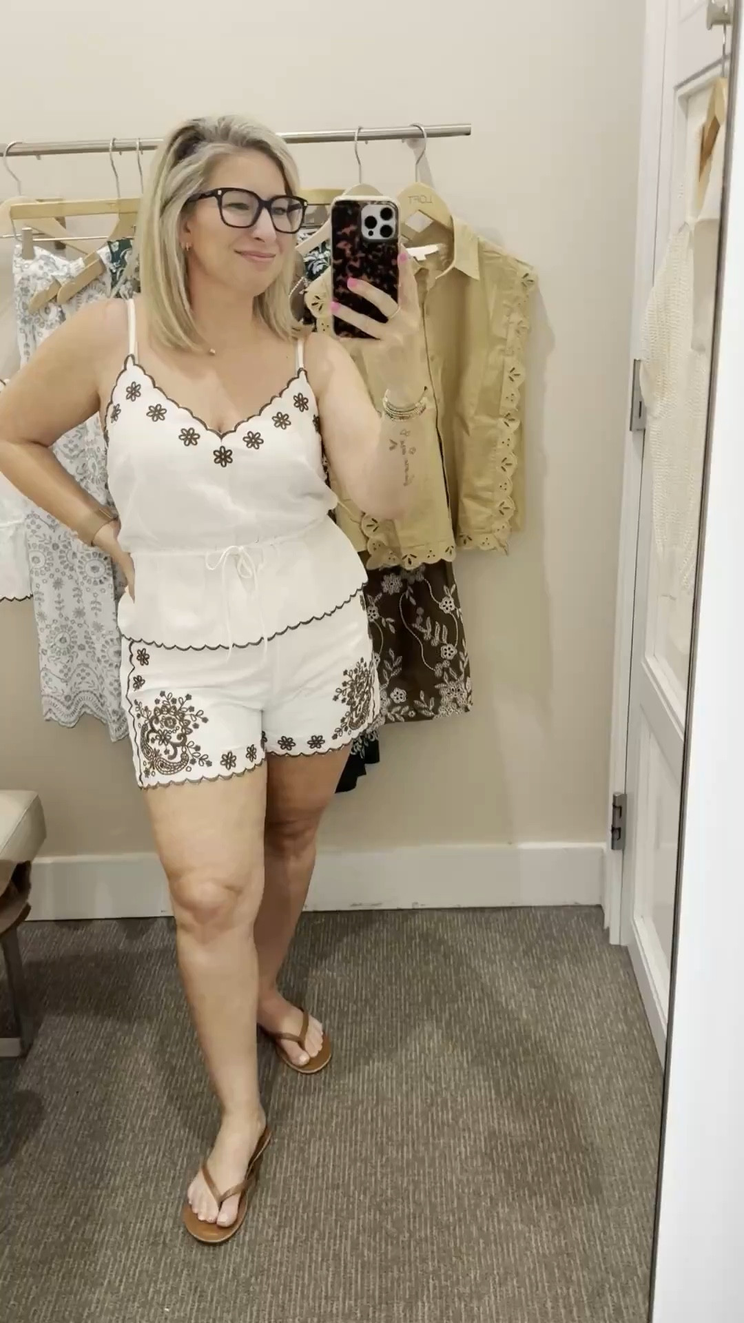 Obsessed with this set

Wearing a medium in the top and a size 6 in the bottom

#LTKootd #LTKdayinmylife #LTKOver40