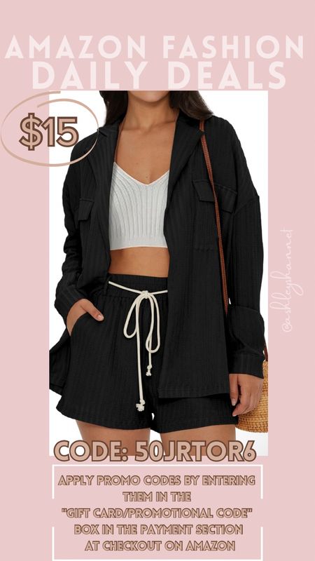 My Daily Fashion Amazon Deals ! 
Day: Monday March 18, 2024
🏃🏾‍♀️💨 These sell out pretty quickly!
 Just enter the code in Amazon checkout for the sale price.

☑️ Follow For Deals Weekly! 
Also Follow on Instagram For Daily Deal Stories!

#LTKstyletip #LTKfindsunder50 #LTKsalealert