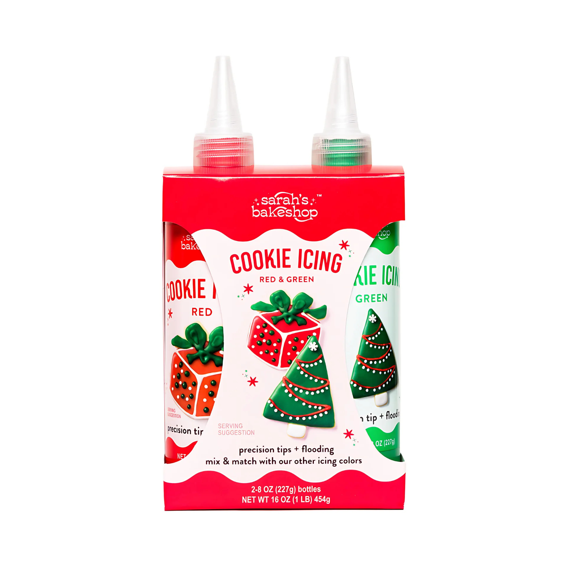 Sarah's Bake Shop Red and Green Christmas Cookie Icing | Walmart (US)