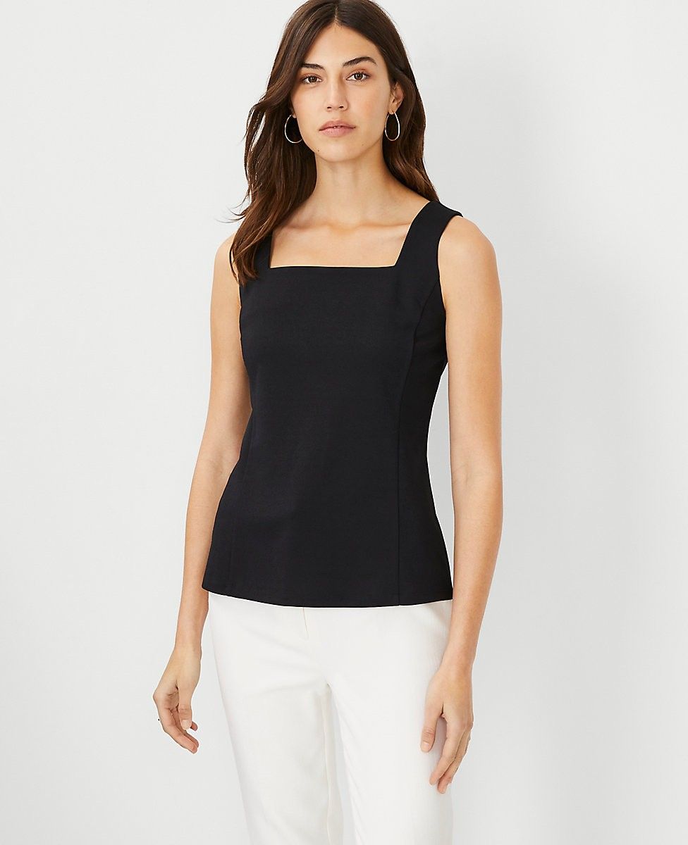 Square Neck Shell | Ann Taylor (US)