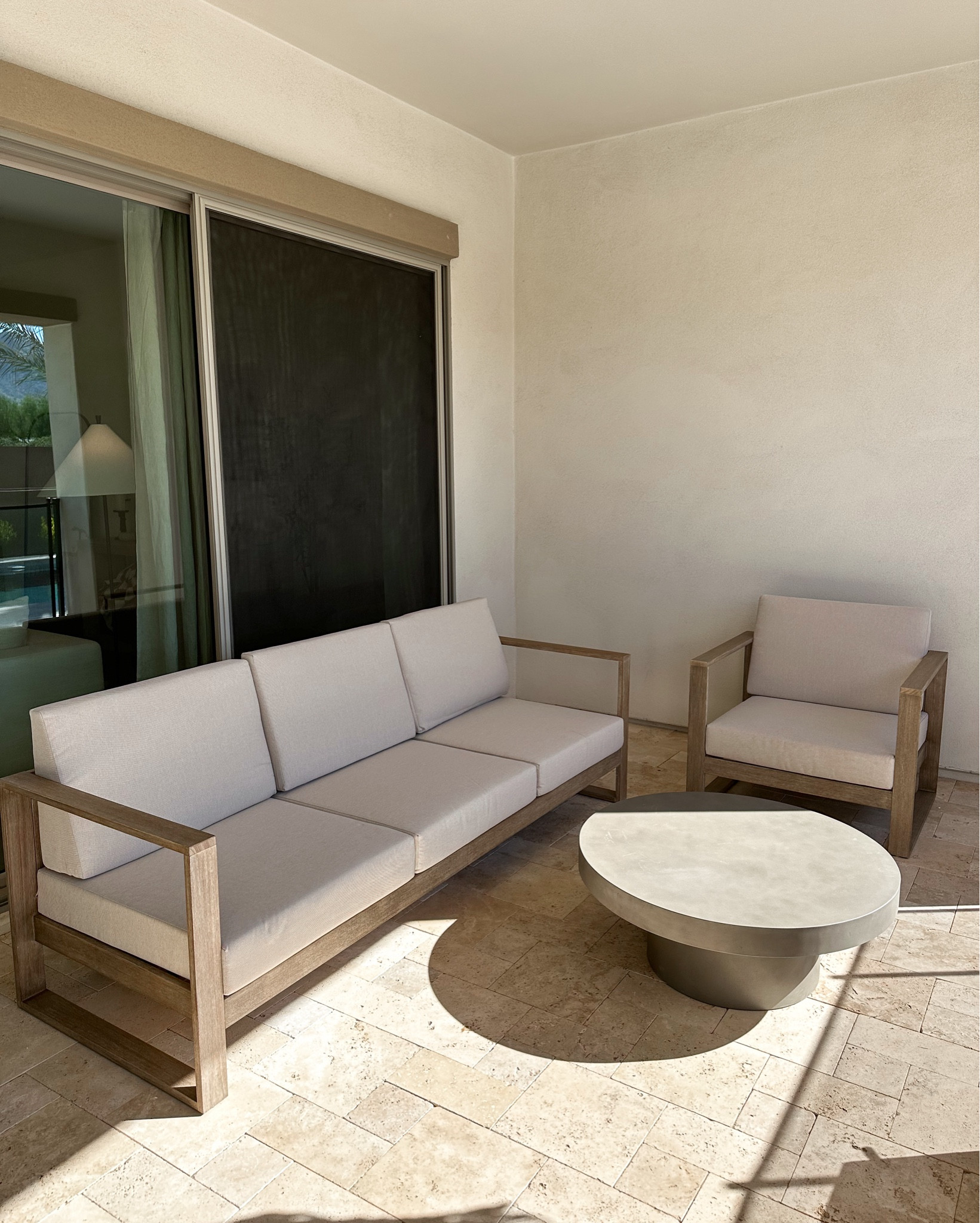 finally found a gorgeous patio set for our outdoor space from @wayfair !!! 🤍🤍 and this concrete table adds perfectly to it! #Wayfair #WayfairPartner 

#LTKHome