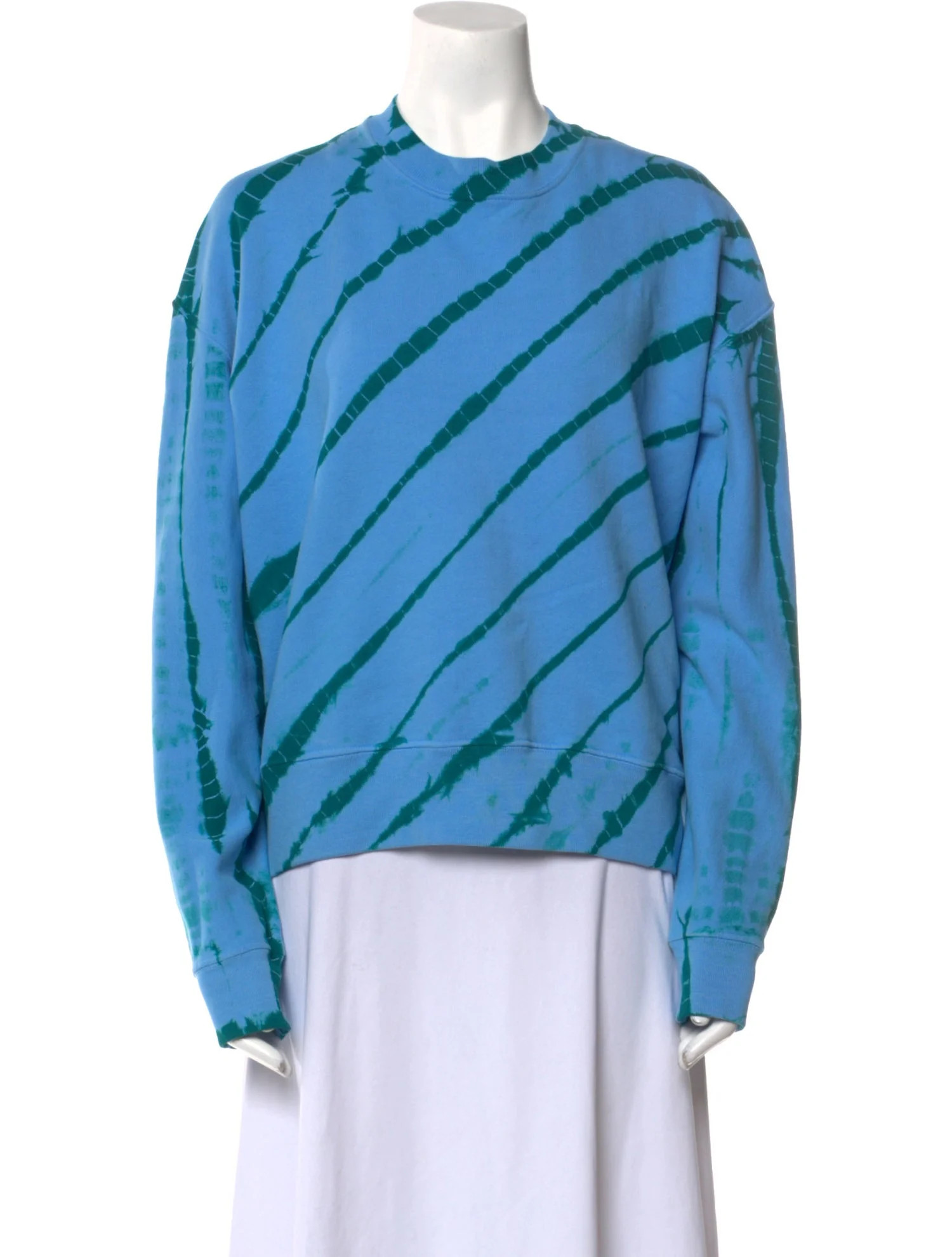 Printed Crew Neck Sweatshirt | The RealReal