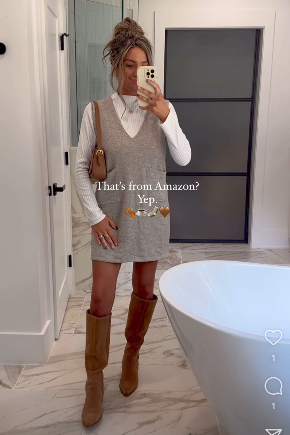 I wouldn’t have believed it either 🫣
Vest dress - small
Top underneath - small
White turtle neck sweater - medium
Black pleated skirt - small
Denim vest - medium
Sweater - large
🐆 skirt - medium
Grey cardigan - medium
Brown mini skirt - small
Grey dress - small
Shirt underneath - small
Stripe sweater - medium
Dress underneath - smalll

#LTKSeasonal #LTKFindsUnder50 #LTKxPrimeDay