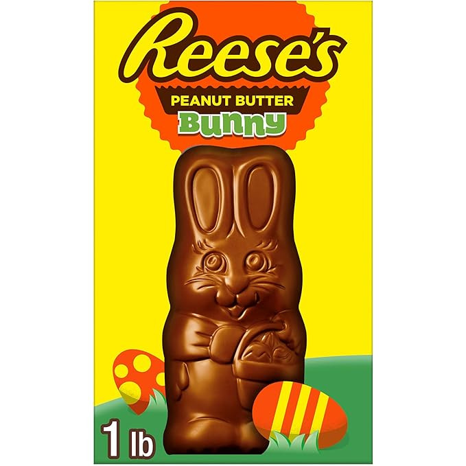REESE'S BUNNY Milk Chocolate Peanut Butter, Easter Candy Gift Box, 1 lb | Amazon (US)