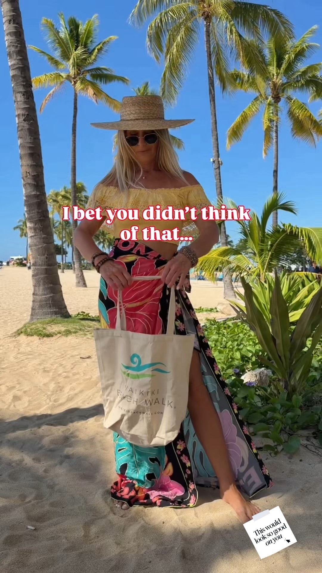Would you personalize a random shopping bag with a sarong? 

#LTKU #LTKootd #LTKTravel