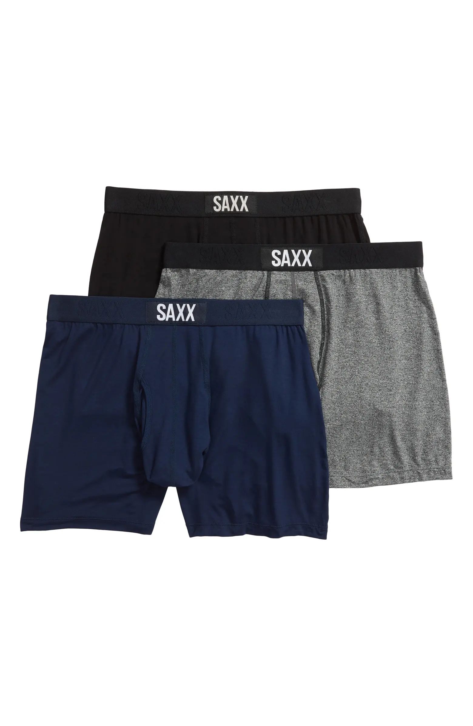 SAXX Ultra Assorted 3-Pack Relaxed Fit Boxer Briefs | Nordstrom | Nordstrom